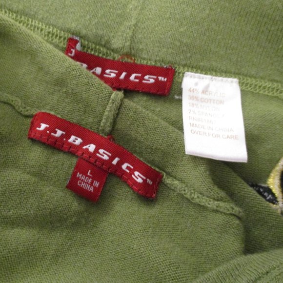 J.J. BASICS SLEEVELESS TWO (2) PIECE JADE KNIT HOODIE SET – L - Picture 11 of 16